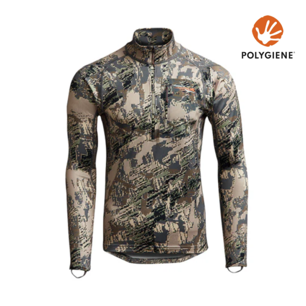 Tee shirt de chasse Technique Core midweight Zip T Optifade Open Country SITKA