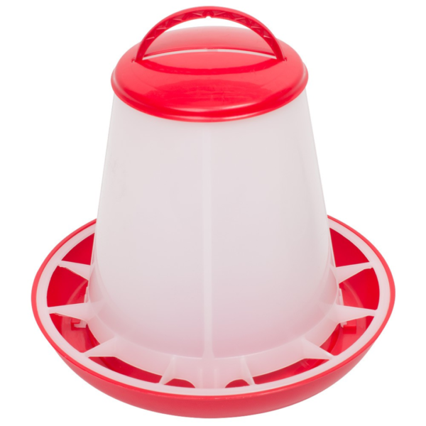 Mangeoire à trémie plastique avec couvercle 3kg