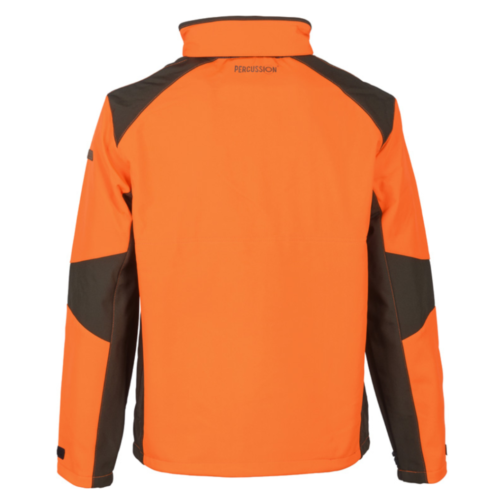 Veste de chasse Softshell orange PERCUSSION