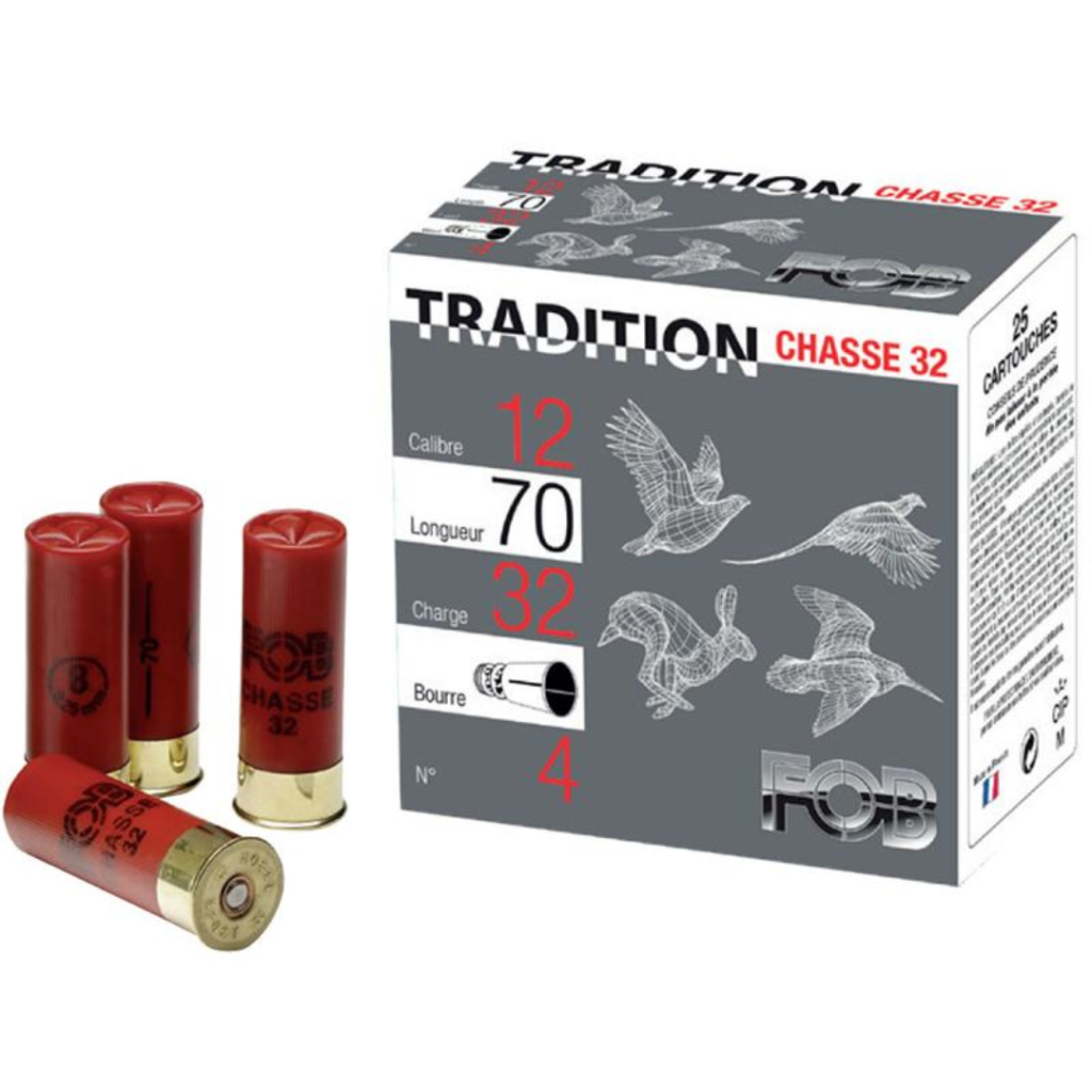 Cartouches de chasse TRADITION 32G BJ FOB