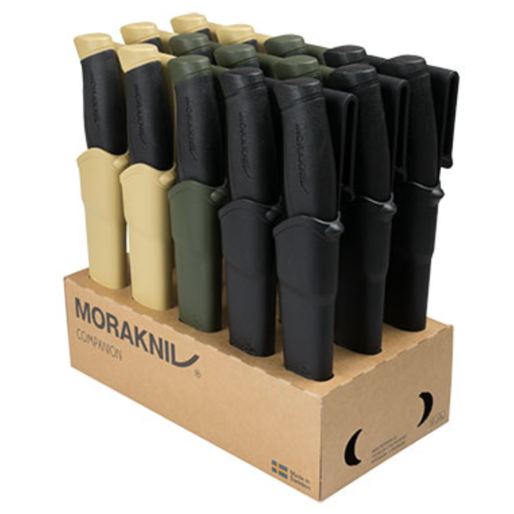 Couteau Companion Lame 104mm Manche Caoutchouc MORAKNIV
