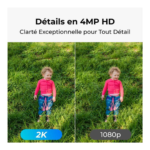 Caméra go G330 – caméra 4g lte extérieure sans fil 4mp avec panneau solaire autonome REOLINK