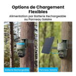Caméra go G770 – 4g sans fil à double objectifs avec suivi auto et zoom avec panneau solaire autonome REOLINK