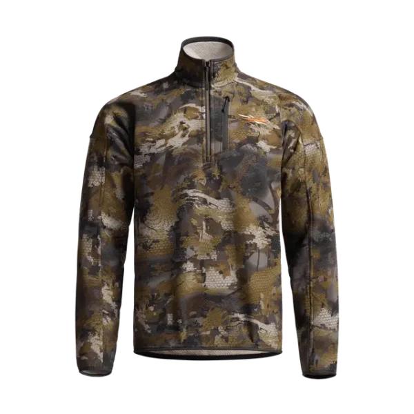Pull zip ALPHA FLEECE OPTIFADE TIMBER SITKA
