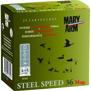 Cartouche de chasse STEEL SPEED 36G MAG MARY ARM