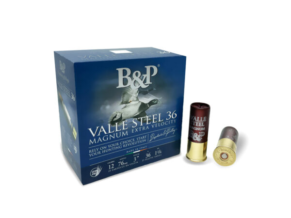 Cartouche de chasse VALLE STEEL 36G MAGNUM BJ B&P