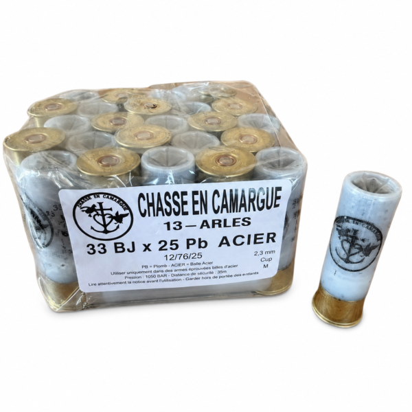 Cartouches de chasse ACIER 33G BJ CHASSE EN CAMARGUE