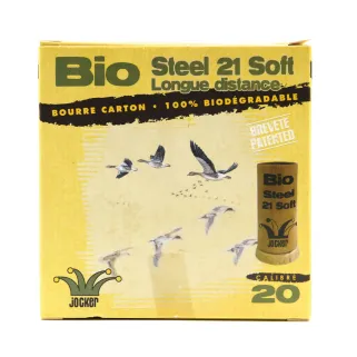 Cartouches de chasse BIO STEEL 21 SOFT CAL20 ACIER JOCKER