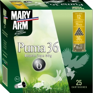 Cartouches de chasse PUMA 36G BJ MARY ARM