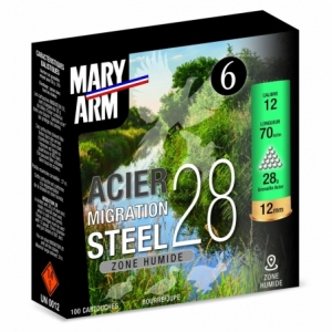 Cartouches de chasse migration steel 28 MARY ARM