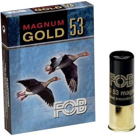 Cartouche de chasse GOLD 53gr magnum cal12 FOB